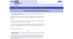 Desktop Screenshot of handcraftedgreetings.com