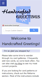 Mobile Screenshot of handcraftedgreetings.com